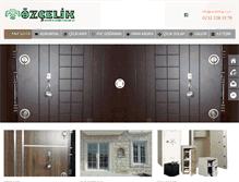 Tablet Screenshot of ozcelikkapi.com